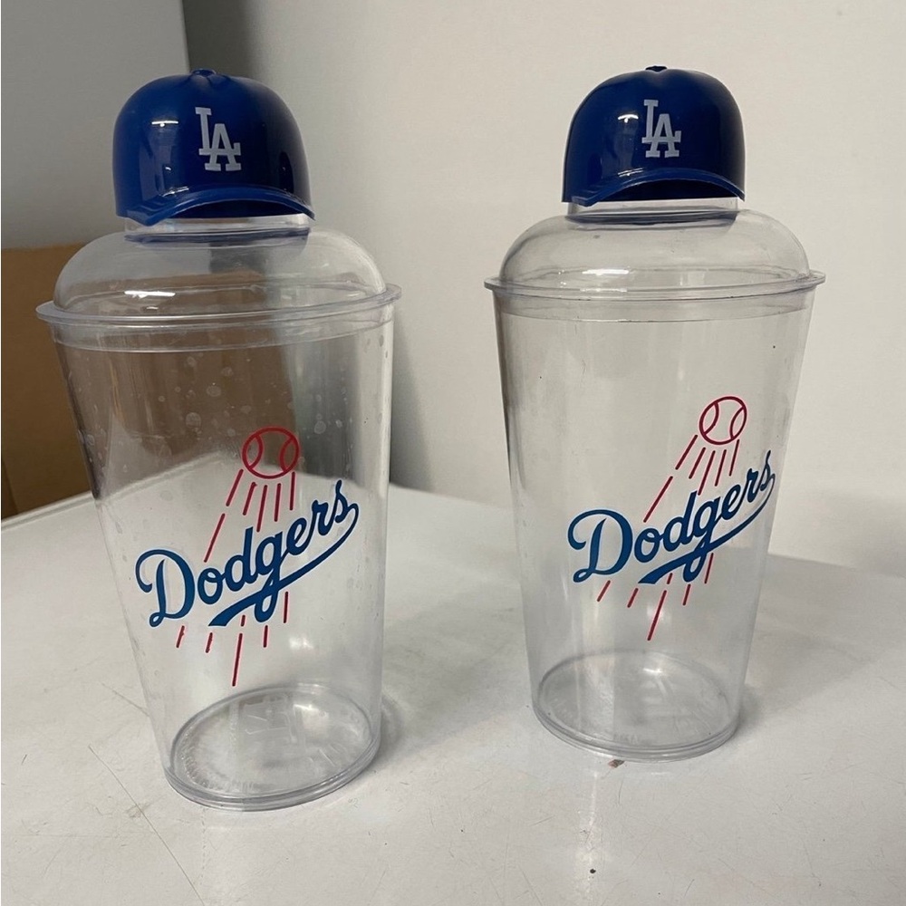 Los Angeles Dodgers Helmet Lid Cocktail Shakers Cup bundle